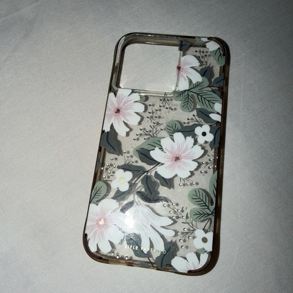 Rifle Paper Co Clear Willow Case for Apple iPhone 13 Pro‎ Max (6.7